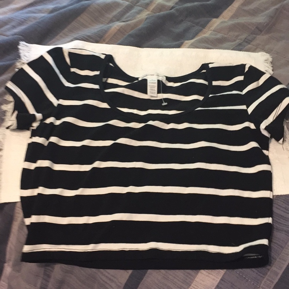 New striped crop top